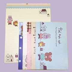 Cute Good Luck Letter Set - Writing Paper & Envelopes - Toi Toi Toi!