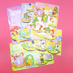 Cute Fairy Tales Themed Letter Set - Writing Paper & Envelopes!