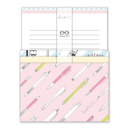 Letter Writing Set LUCKY DIP!  8 Sheets, 4 Envelopes + 4 Stickers