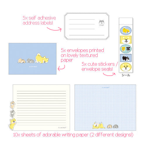 Mindwave : Shiban-ban Letter set (blue)