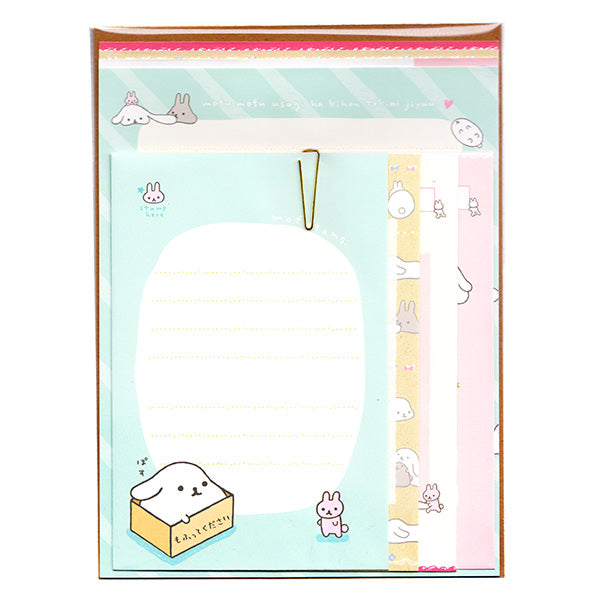 Cute Mofutans Mochi Bunnies - Letter Writing Set - Paper & Envelopes!