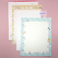 Cute Mofutans Mochi Bunnies - Letter Writing Set - Paper & Envelopes!
