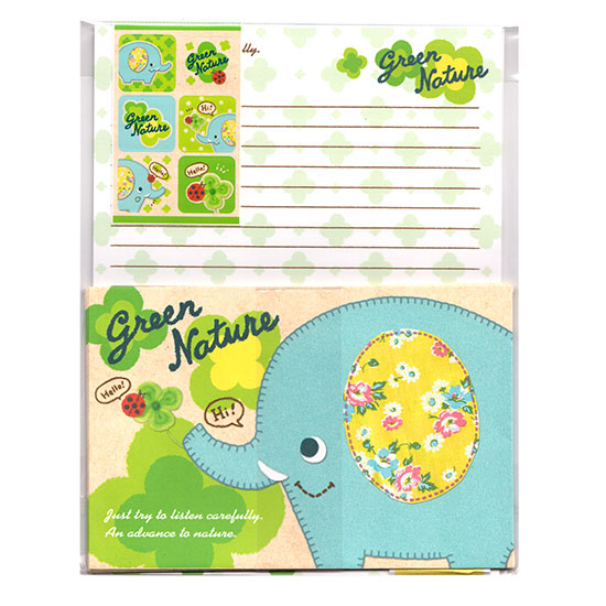 Cute Elephant Letter set