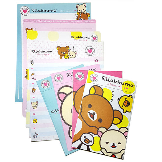 Rilakkuma & Friends - Letter Writing Set - Paper & Envelopes!