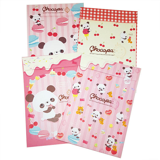 Chocopa (Chocolate Panda) - Letter Writing Set - Paper & Envelopes!
