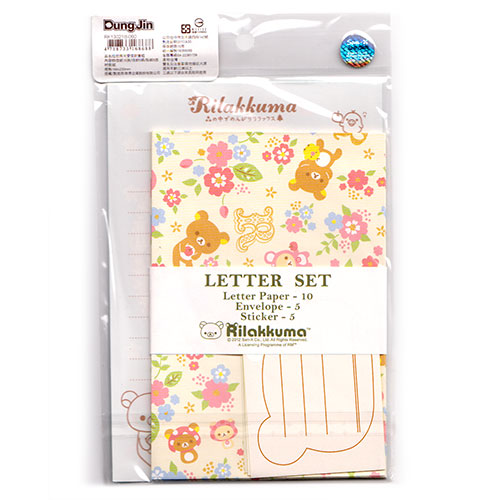 Rilakkuma & Friends - Picnic in the Forest Letter Set