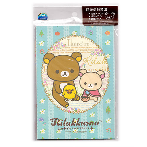 Rilakkuma & Friends - Picnic in the Forest Letter Set