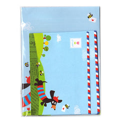 Cute Dachshund & Bees MINI letter set!