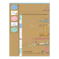 Letter Writing Set LUCKY DIP!  8 Sheets, 4 Envelopes + 4 Stickers