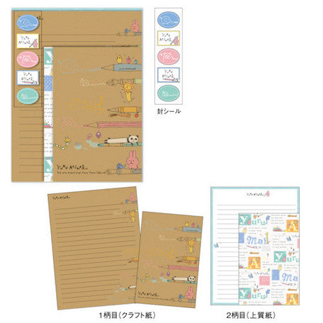 Mind Wave : Yuru Animal Letter set