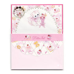 Amenomori Fumika Sweet Kitten and Parfait Letter Set - Beautiful!