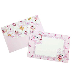 Amenomori Fumika Sweet Kitten and Parfait Letter Set - Beautiful!