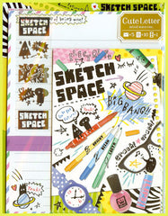 Mindwave : Sketch Space Letter set