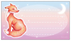 Whimsical Fox - Pk of 20 thick msg cards