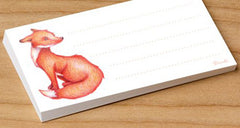 Red Fox - Pk of 20 thick msg cards