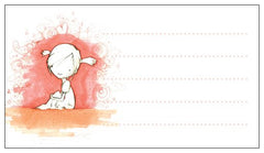 Thoughtful Girl - Pk of 20 Message Cards
