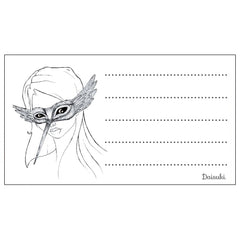 Girl with Hummingbird Mask - Pk of 20 Message Cards