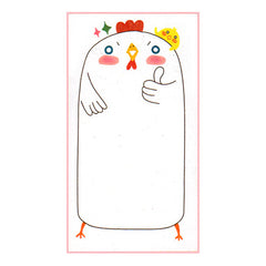 Happy Chicken Sticky Notes Memo Pad