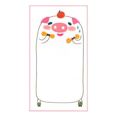 Cute Dog Sticky Memo Notes Pad! Pug