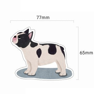 Cute Dog Sticky Memo Notes Pad! French Bulldog
