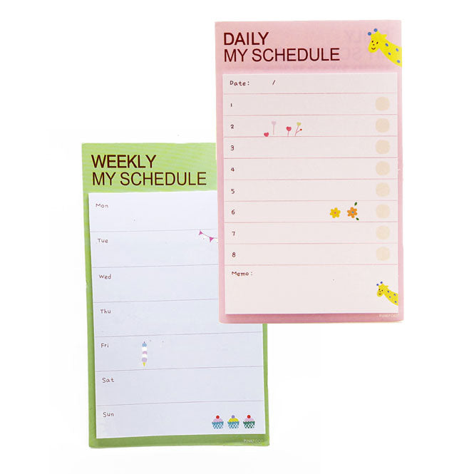 Weekly Planner & To-Do list Sticky Note Pads!