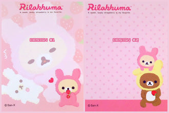 San-X : Rilakkuma Strawberry mini memo