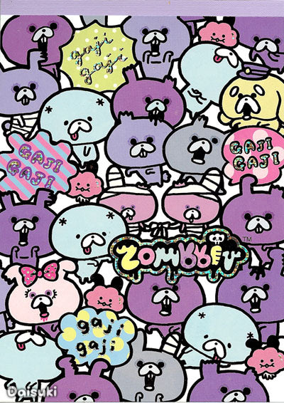 San-X : Zombbit memo pad! (Zombie Rabbits!)