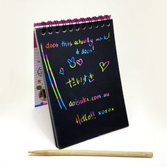 Rainbow Scratch Notes - Memo Pad! So cool!!!