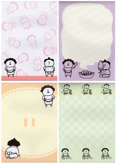 Mr & Mrs Sumo memo pad!