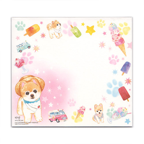 Pomeranian Puppy Happy Thoughts Memo Pad!
