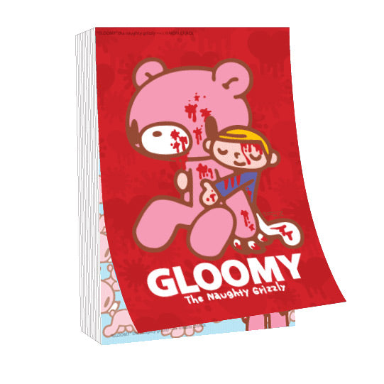 A4 Plastic File Folder - 2 Pockets - Baby Gloomy Bear