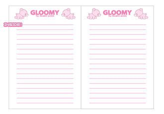 Gloomy Bear mini A6 Notebook