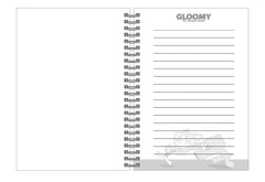 Gloomy Bear & Pity! Cute *Hardcover* A5 Notebook