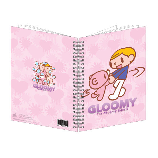 A4 Plastic File Folder - 2 Pockets - Baby Gloomy Bear