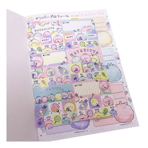 Crux : Watabitto Cotton Candy Rabbit - B6 Exchange Notebook!