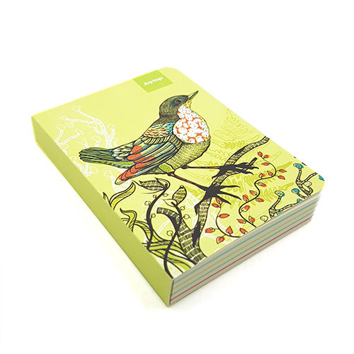 Mini Bird Note/Sketch book (green) 132 multi-colour pages! | Daisuki