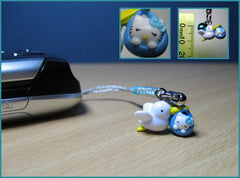 Hello Kitty with Stork Mobile Phone / Bag Hanger (2005 Vintage)