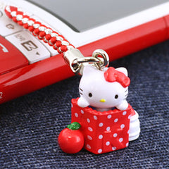 Sanrio Hello Kitty Peekaboo Phone / Bag Hanger (2008 Vintage)