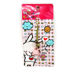 Kawaii Bunny Phone / Zipper Mascot (with optional headphone jack connector!)