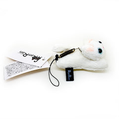 Cat, Cat, Cat! Pouncing White Cat Plush Hanger Mascot by Marie Maison de Mieux *Ron Ron*