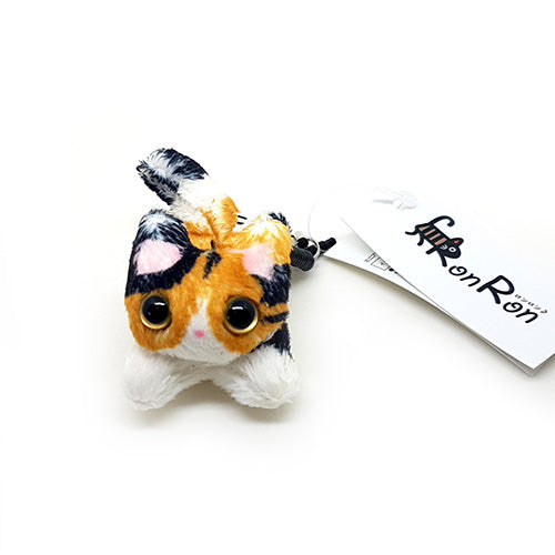 Cat, Cat, Cat! Pouncing Tortoiseshell Cat Plush Hanger Mascot by Marie Maison de Mieux *Ron Ron*