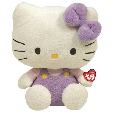 Sanrio : Hello Kitty Beanie Plush! 8" / 21cm (purple) - So fluffy!