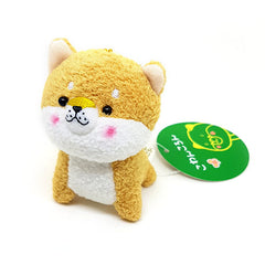 Fluffy Shiba Inu Mini Plush 7cm Keyring / Bag Mascot!