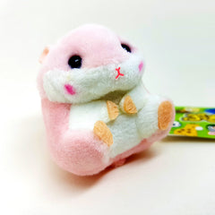 Amuse : Pink Hamster MomoChan Mini Plush 4.5cm Hanger / Bag Mascot!