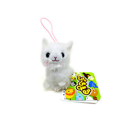 Amuse : Alpaca Mini Plush 4.5cm Hanger / Bag Mascot!