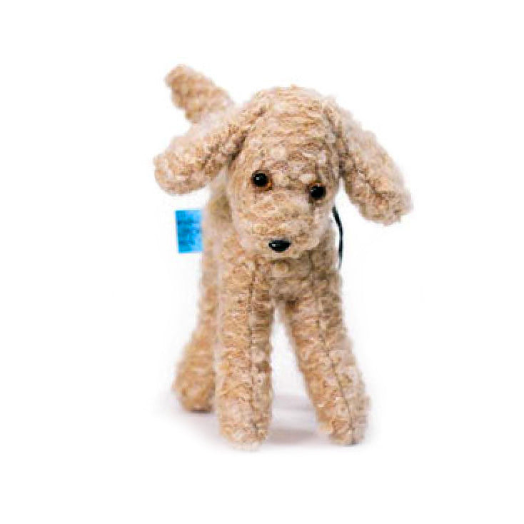 Standard Poodle Plushie zipper mascot / Phone hanger / Keyring - 9.5cm