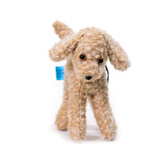 Standard Poodle Plushie zipper mascot / Phone hanger / Keyring - 9.5cm