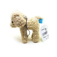 Standard Poodle Plushie zipper mascot / Phone hanger / Keyring - 9.5cm