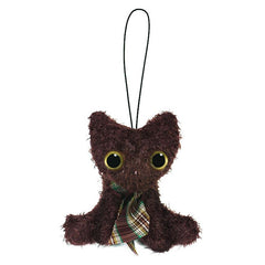 Cat, Cat, Cat! Chocolate Kitty Plush Beanie Zipper / Bag Mascot