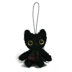 Cat, Cat, Cat! Beige Kitty Plush Beanie Zipper / Bag Mascot